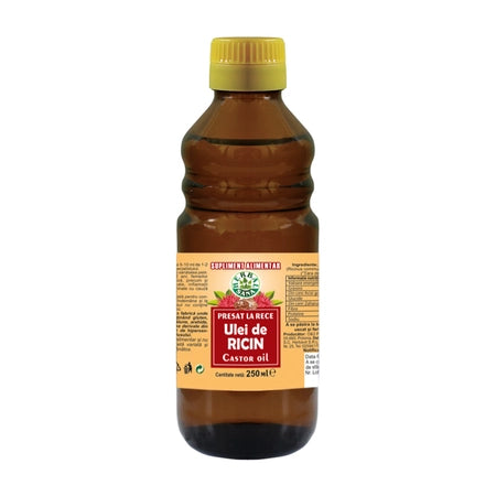 Ulei de ricin presat la rece, uz extern, 250 ml, Herbal Sana