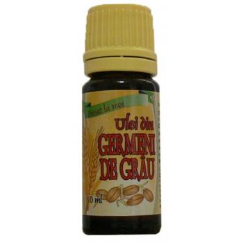 Ulei din germeni de grâu presat la rece, uz intern și extern, 10 ml, Herbal Sana