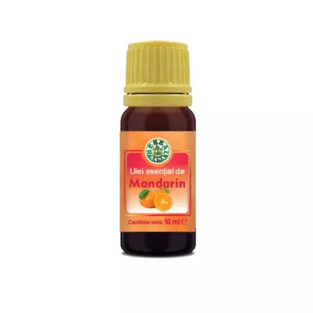 Ulei esential de mandarin 100% pur, uz extern, 10 ml, Herbal Sana