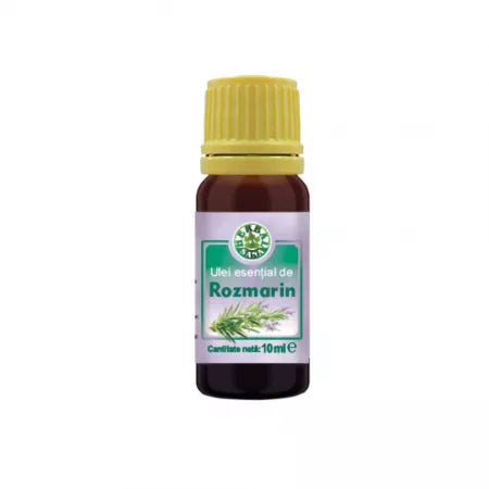 Ulei esential de rozmarin 100% pur, uz extern, 10 ml, Herbal Sana