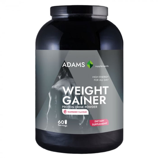 Proteina pentru cresterea masei musculare (zmeura), 3kg, Adams Supplements