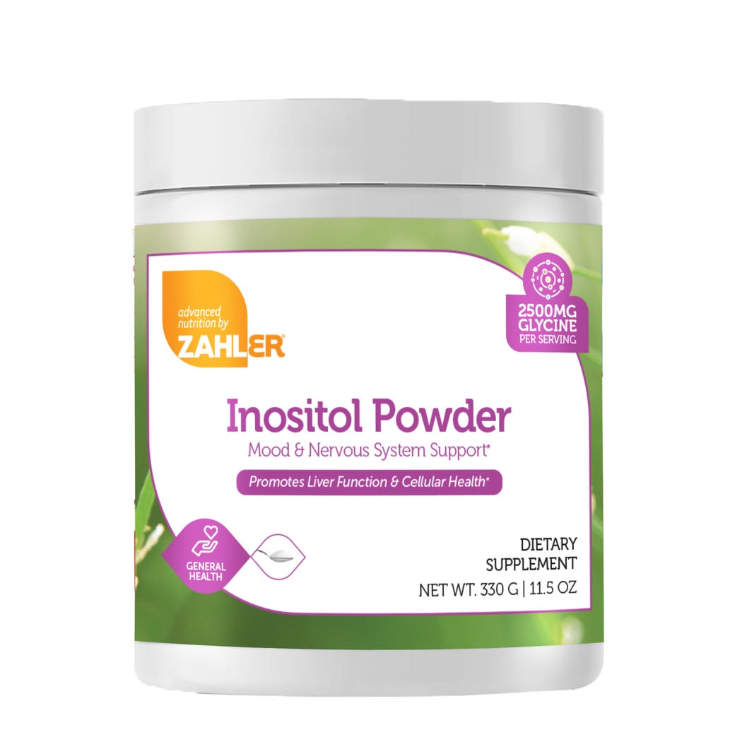 ZAHLER® Inositol + Glycine Powder, Formula avansata de Inositol si Glicina fara Aroma, 330 g
