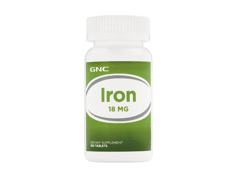 GNC Iron 18 mg, Fier, 100 tb