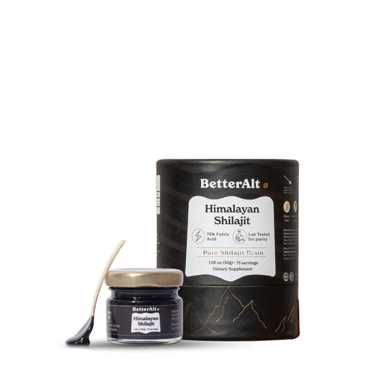 BETTER ALT® Shilajit Himalayan, rasina pura cu 75% acid fulvic, 30g