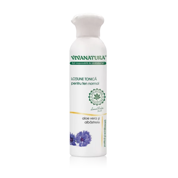 Lotiune tonica cu aloe vera și albăstrele pentru ten normal 150ml– Leonard Radutz Formula – VivaNatura