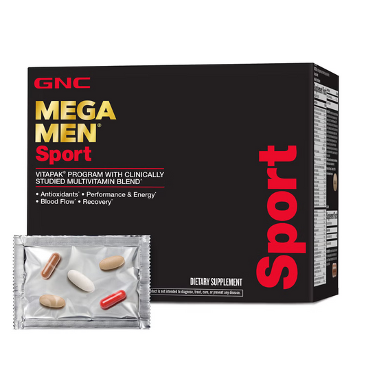 GNC Mega Men® Sport Vitapak® Program, Complex de Multivitamine Pentru Barbati Vitapak, 30 Pachetele