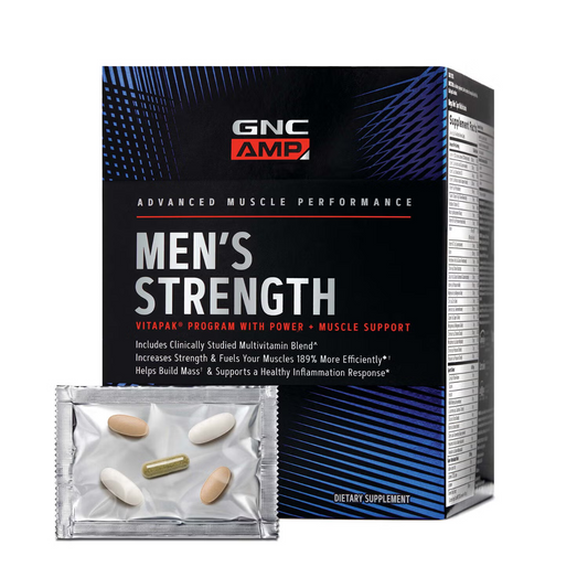 GNC AMP Men's Strength, Formula Pentru Cresterea Masei Musculare, 30 Pachete