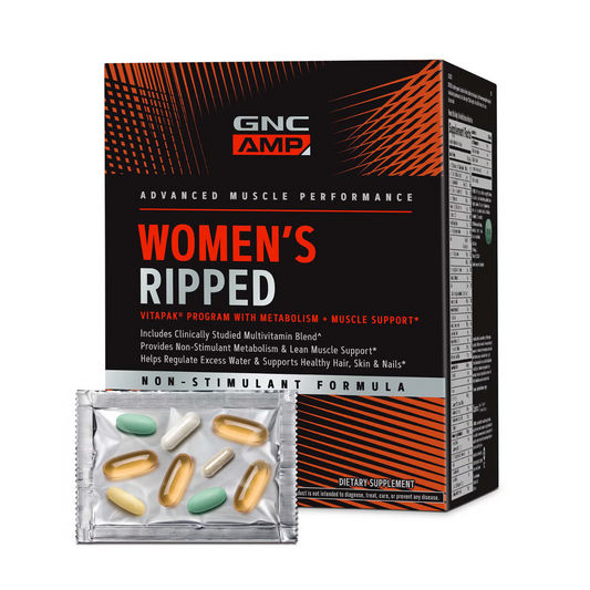 GNC AMP Women’s Ripped Vitapak® Program Non-Stimulant, 30 Pachetele