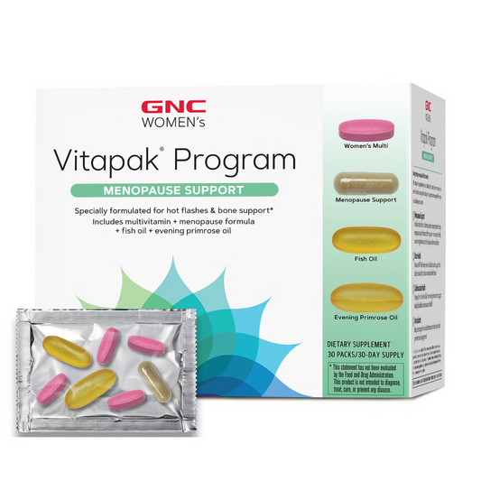GNC Women's Ultra Mega® Menopause Vitapak® Program, Complex de Multivitamine Pentru Menopauza, 30 Pachete