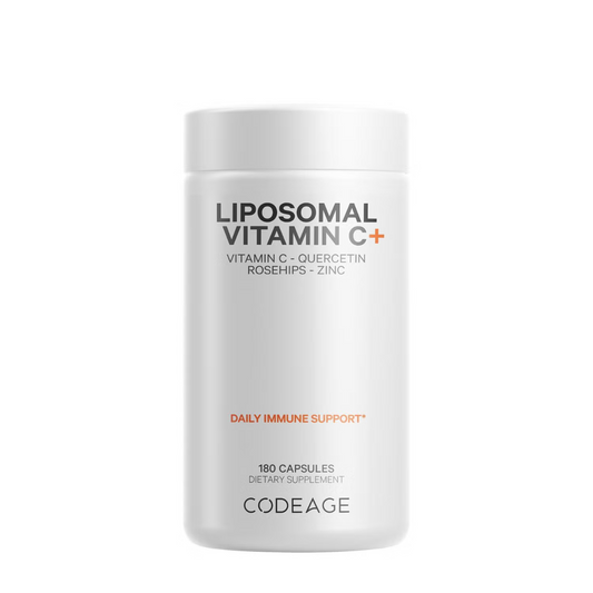 CodeAge Liposomal Vitamin C, Vitamina C Liposomala - Formula Avansata pentru Absorbtie Superioara, 180 cps