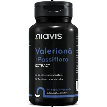 Valeriana + Passiflora Extract, 60 capsule, Niavis