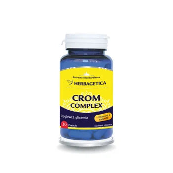 Crom Complex Organic, 30 capsule, Herbagetica