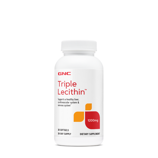 GNC Triple Lecithin™ 1200 mg, Lecitina Tripla, 30 cps