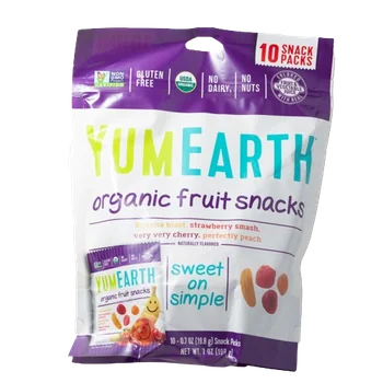 Jeleuri eco de fructe fara gluten, 10x19.9g, Yumearth