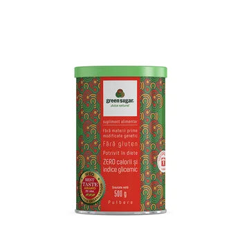 Green Sugar pulbere, 500g, Laboratoarele Remedia