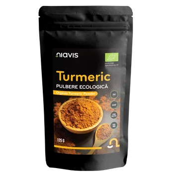 Turmeric Pulbere ecologica, 125g, Niavis