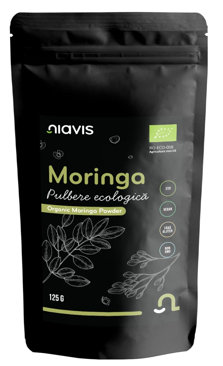 Moringa Pulbere ecologica, 125g, Niavis