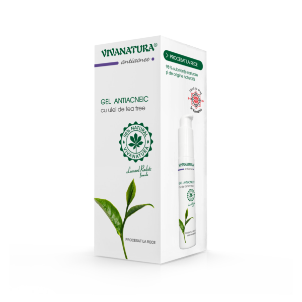 Gel antiacneic cu ulei de Tea-Tree 45ml – Leonard Radutz Formula – VivaNatura