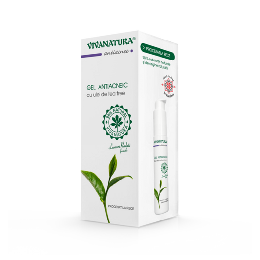 Gel antiacneic cu ulei de Tea-Tree 45ml – Leonard Radutz Formula – VivaNatura