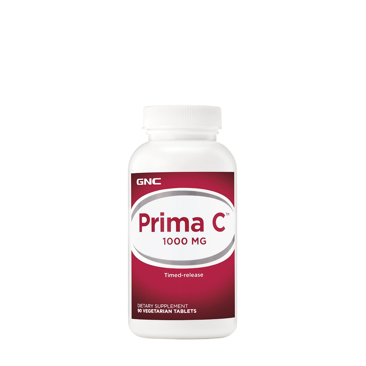 GNC Prima C 1000 mg, Vitamina C Liposolubila si Hidrosolubila cu Bioflavonoide si Eliberare Prelungita, 90 tb