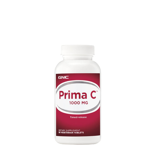 GNC Prima C 1000 mg, Vitamina C Liposolubila si Hidrosolubila cu Bioflavonoide si Eliberare Prelungita, 90 tb