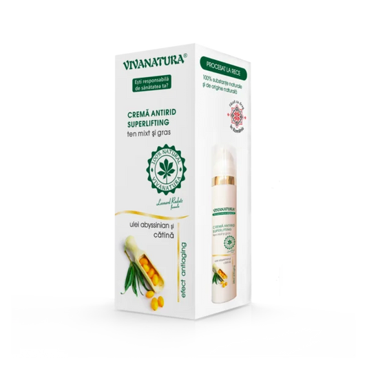 Cremă Antirid Superlifting ten mixt și gras, 45 ml – Leonard Radutz Formula – VivaNatura