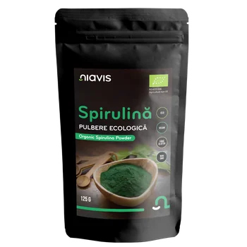 Spirulina Pulbere ecologica, 125g, Niavis