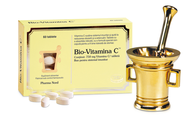Vitamina C concentrată sub formă de ascorbat de calciu- Calitate farmaceutică