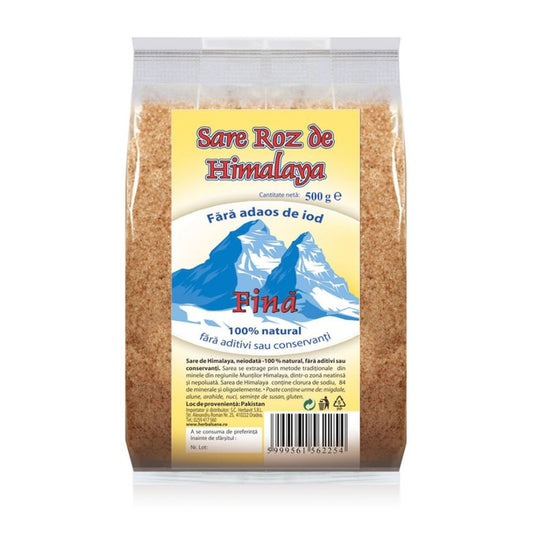 SARE ROZ DE HIMALAYA FINĂ – 500G