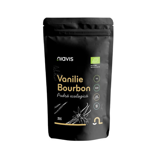 Pulbere bio de vanilie Bourbon, 20g, Niavis