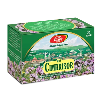 Ceai Cimbrisor R37 Fares, plantă aromatică, 20 plicuri