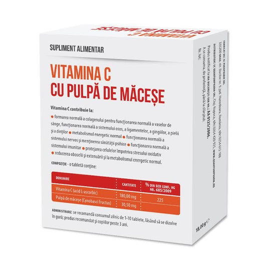 Vitamina C cu Pulpa de Macese