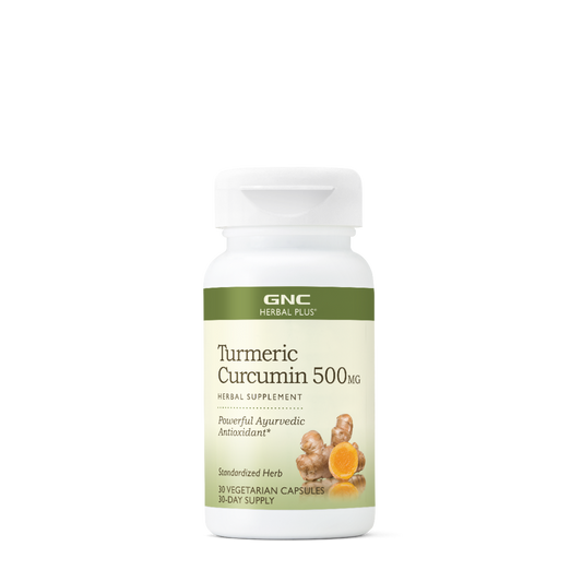 GNC Herbal Plus® Turmeric Curcumin 500 mg, Turmeric Curcumina, 30 cps