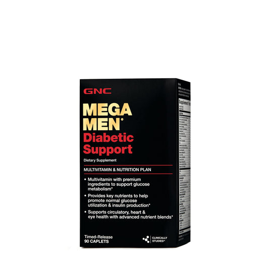GNC Mega Men® Diabetic Support, Multivitamine Pentru Barbati Diabetici, 90 tb