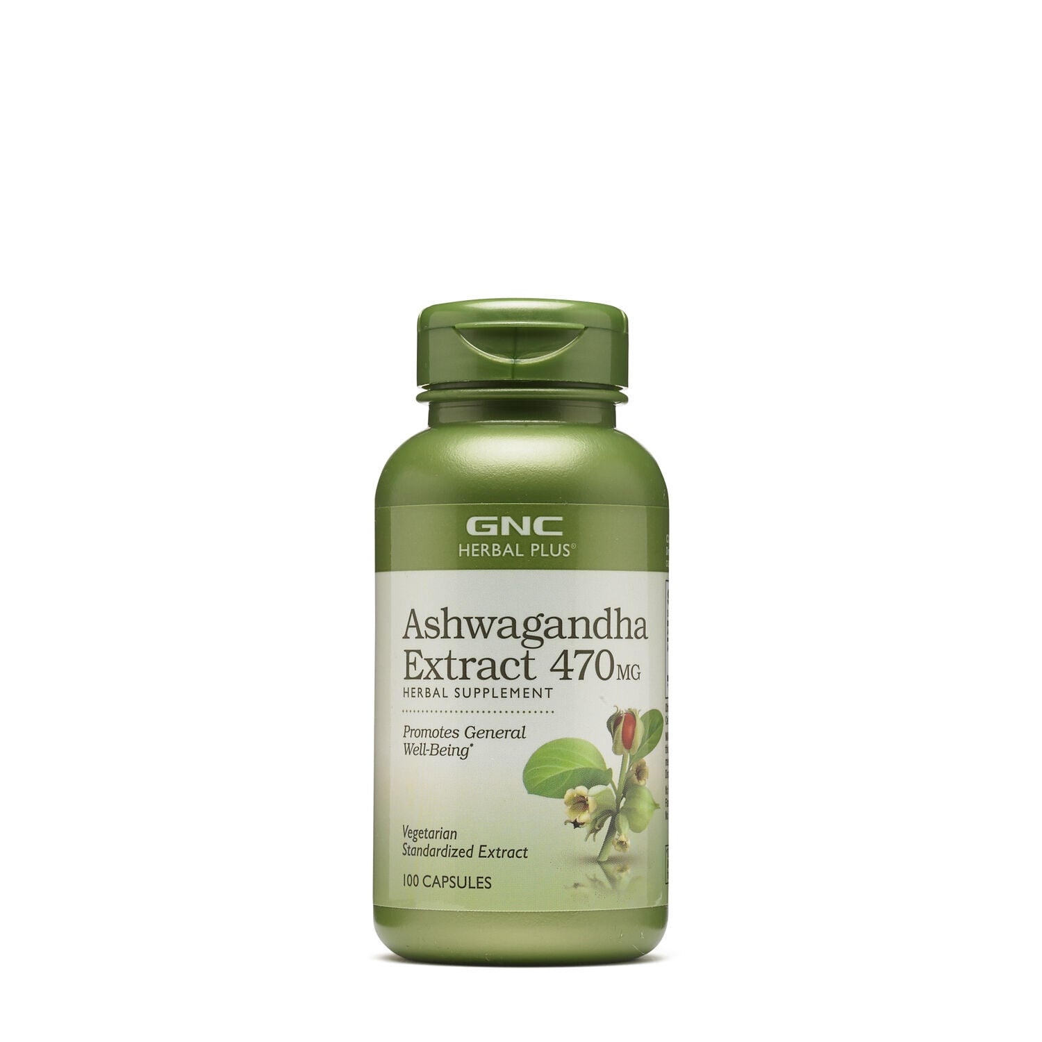 GNC Herbal Plus® Ashwagandha Extract 470 mg, 100 cps