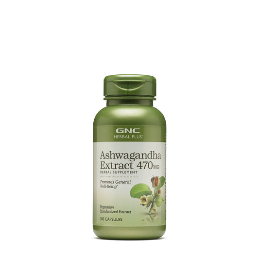 GNC Herbal Plus® Ashwagandha Extract 470 mg, 100 cps