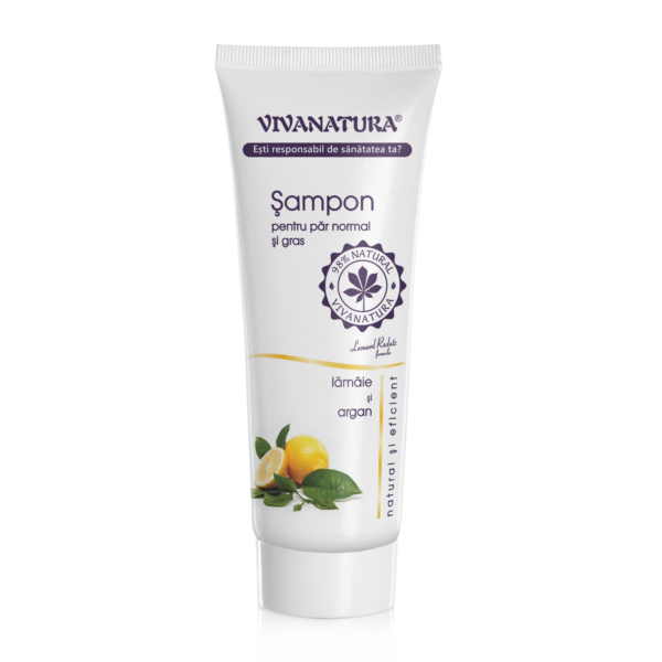 Șampon cu lămâie și argan pentru păr normal și gras 250 ml– Leonard Radutz Formula – VivaNatura