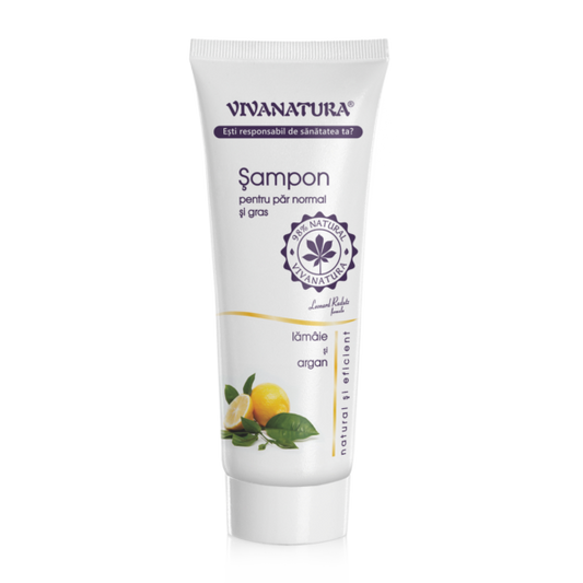 Șampon cu lămâie și argan pentru păr normal și gras 250 ml– Leonard Radutz Formula – VivaNatura