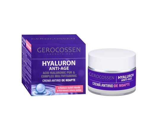 Crema antirid de noapte Hyaluron Anti-Age 50 ml