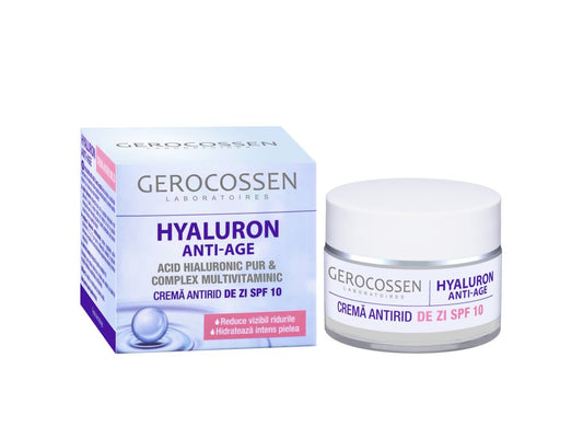Crema antirid de zi SPF 10 Hyaluron Anti-Age 50 ml