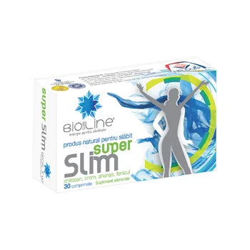 Super Slim, 30 comprimate, Helcor