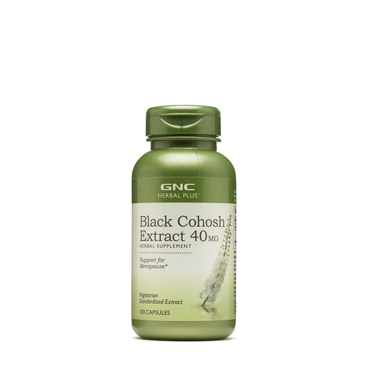 GNC Herbal Plus® Black Cohosh 40 mg, Extract Standardizat de Cohos Negru, 100 cps