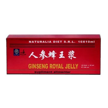 Royal Jelly & Ginseng, 10 fiole x 10ml, Naturalia Diet
