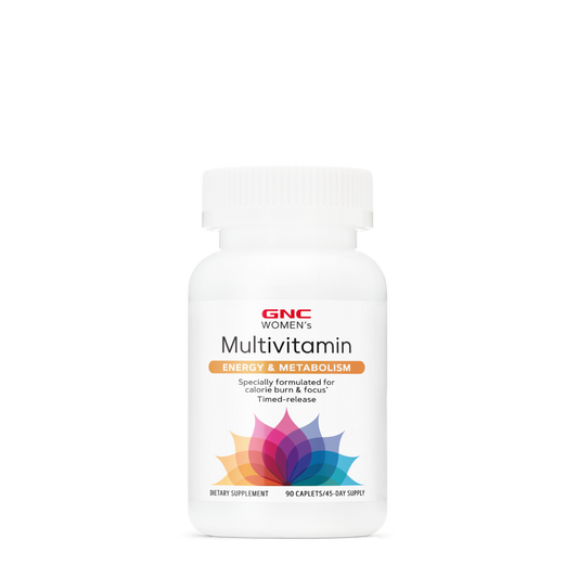 GNC Women's Multivitamin Energy & Metabolism, Complex de Multivitamine pentru Femei, 90 tb