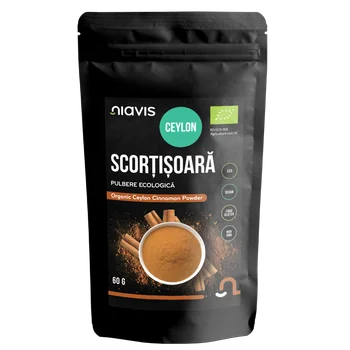 Scortisoara Ceylon Pulbere ecologica, 60g, Niavis