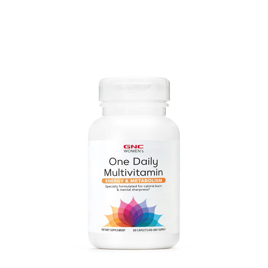 GNC Women's Ultra Mega® Energy & Metabolism One Daily, Complex de Multivitamine pentru Femei, 60 tb
