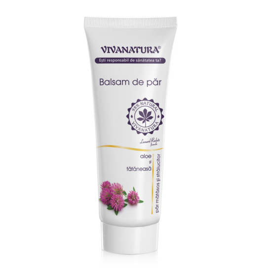 Balsam de păr cu aloe și tătăneasă 250 ml– Leonard Radutz Formula – VivaNatura