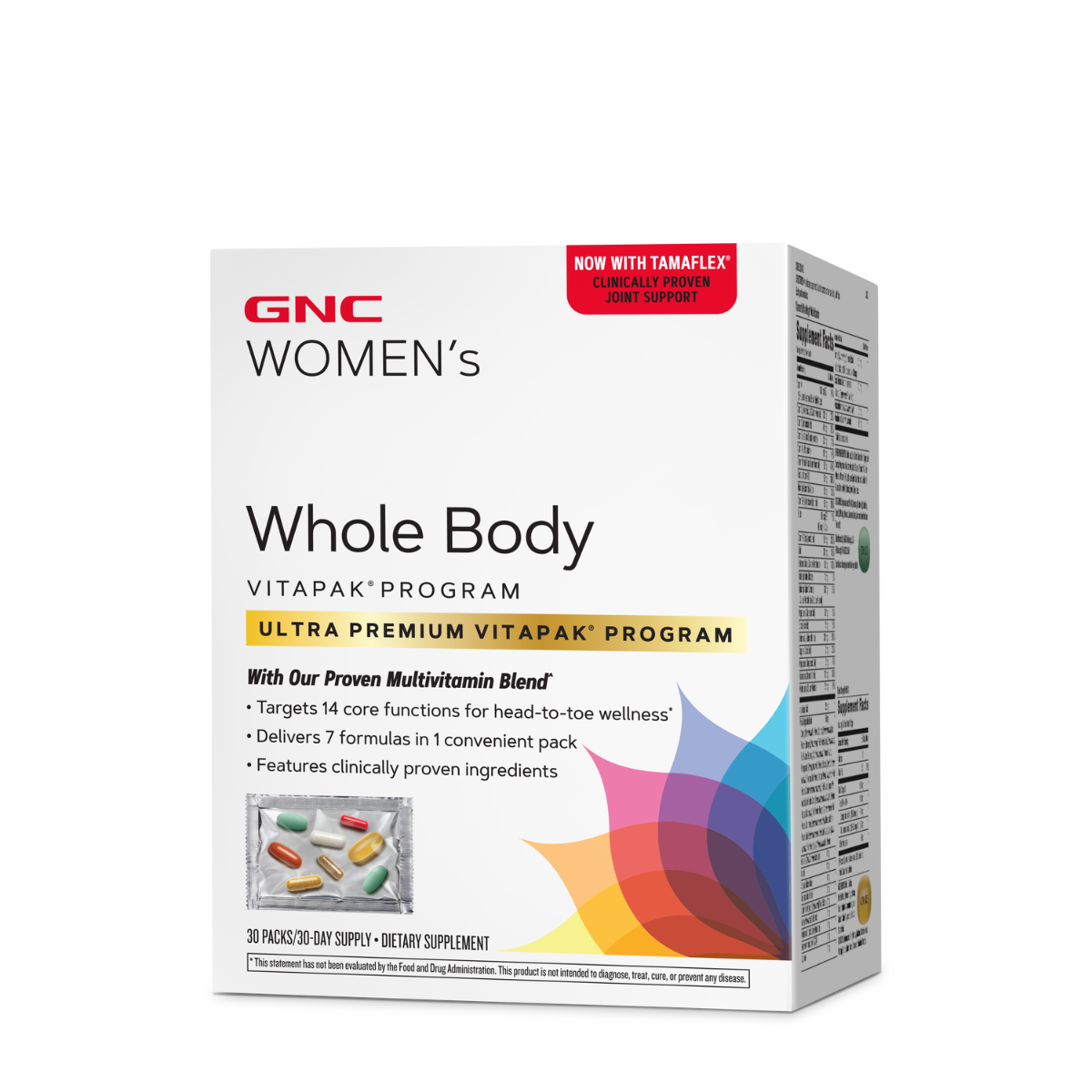GNC Women’s – Whole Body Vitapak® Program, Complex de Multivitamine Pentru femei, Pentru Intregul Organism, 30 Pachetele