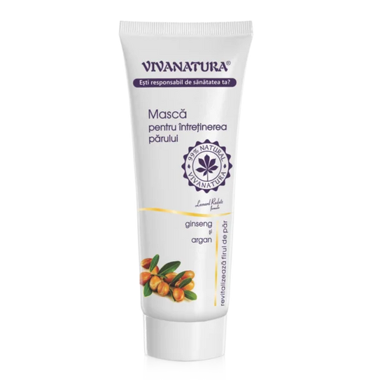 Mască de păr cu ginseng și argan 250 ml – Leonard Radutz Formula – VivaNatura