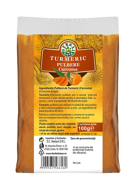 PULBERE DE TURMERIC (CURCUMA)
